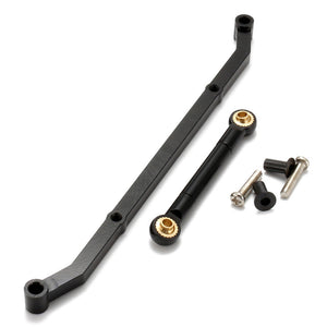 Aluminum Steering Rocker Kit Link Arm For 1/10 Axial AX10 SCX10 RC Car Black