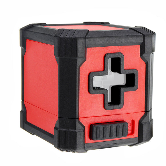 Red Laser Level 2 Line Self Leveling Horizontal Vertical Cross Line Laser 360 Rotary Mount Base