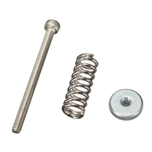10PCS Leveling Components M3*40 Stainless Steel Screw with Spring & Leveling Knob For 3D Priter