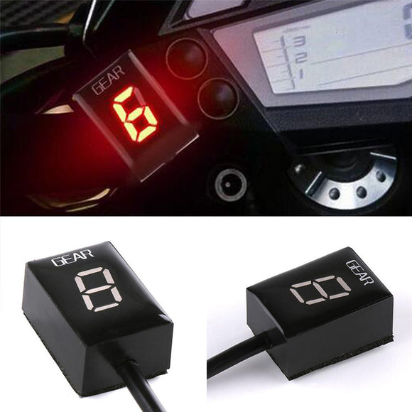 Motorcycle Gear Indicator Red LED for honda CB500 CBR500RR CB650F CBR650F CB400F