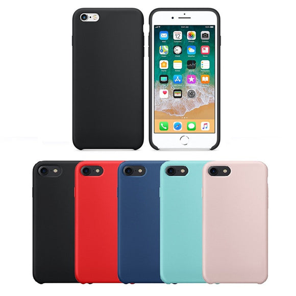 Bakeey Liquid Silicone Soft Case Microfiber Cushion Phone Case Back Case for iPhone 6 Plus/6s Plus