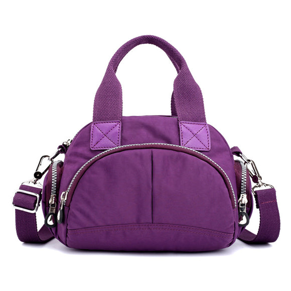 Women Water Resistant Nylon Shoulder Bag Travel Casual Handbag