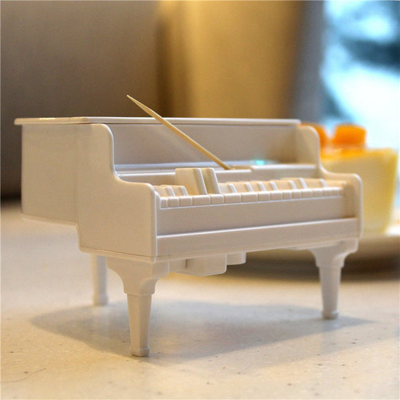 Honana DX-F2 Creative Automatic UV Sterilization Piano Toothpick Holder Table Decor Articles