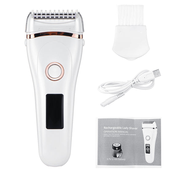 Rechargeable Electric Shaver Women Hair Leg Razor Removal Smooth Dry Wet Shaving