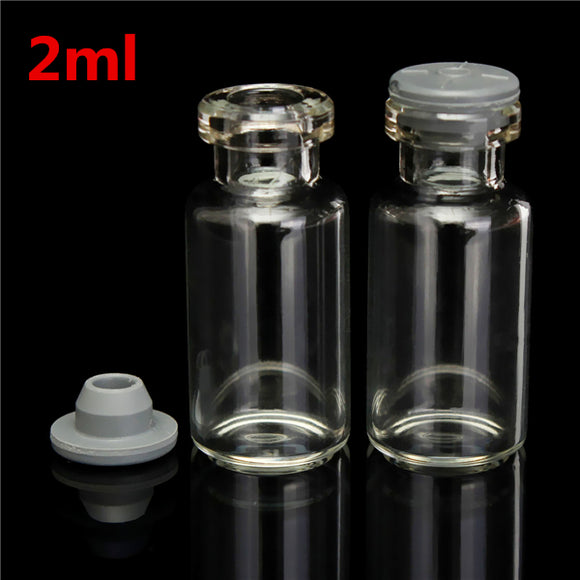 2ml 35x16mm Small Mini Butyl Rubber Stopper Glass Bottles Vials Jar