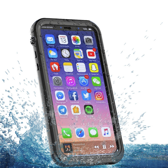IP68 Waterproof/Dirtproof/Shockproof /Snowproof Case For iPhone X