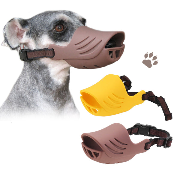 Adjustable Pet Face Mask Silicone Dog Anti Stop Chewing Face Guard Hunting Dog Supplies