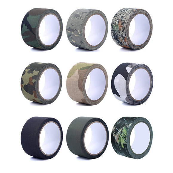5cm*5m EONBON Outdoor Camping Guise Camouflage Strong Masking Tape For Flashlight Paiting