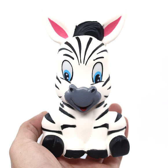 Zebra Squishy 13CM Black and White Stripes Slow Rising Rebound Toys With Packaging Gift Decor