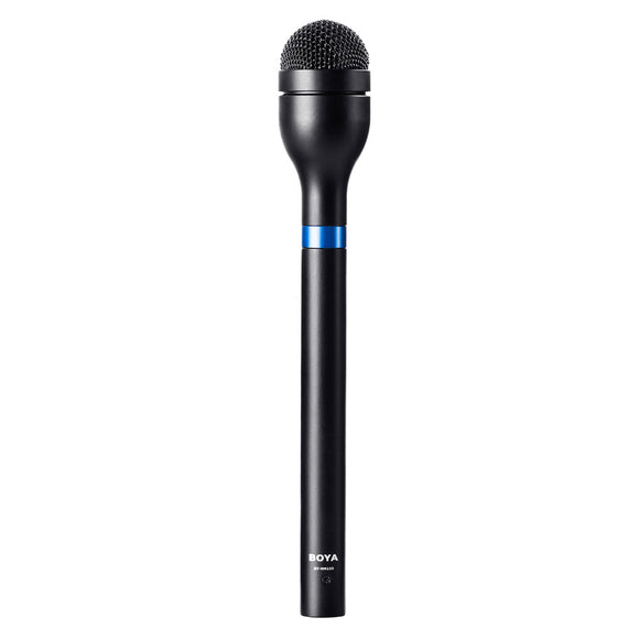 BOYA BY-HM100 Omni-Directional Dynamic Handheld Microphone XLR for ENG for Interview