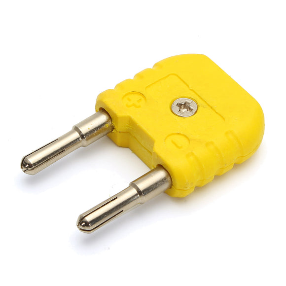 K-Type Thermocouple Adaptor from Mini K Type to Round Banana Plug Thermometer