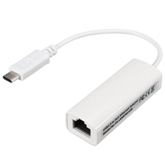 Type C To RJ45 Ethernet Lan Network Port USB 3.1 Adapter For Apple New Macbook