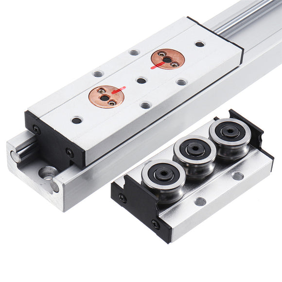 Machifit SGR20N-500L With SGB20N-3UU SGB20N-5UU Slide Block Built-in Dual Axis Roller Linear Guide