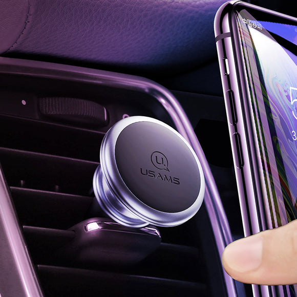 USAMS Strong Magnetic Air Vent Car Phone Holder Car Mount For 3.5-7.0 Inch Smart Phone iPhone Samsung Huawei Xiaomi