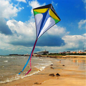 26''30'' Diamond Delta Kite Outdoor Sports Toys For Kids Single Line Blue Toys