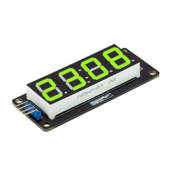 10Pcs RobotDyn Green LED Display Module 4-digit 7-segment Tube For Arduino DIY