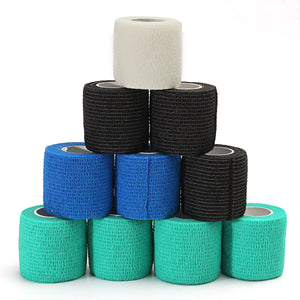 10Pcs Premium Tattoo Self-adhesive Elastic Bandage 4.5M*5CM Tattoo Grip Cover