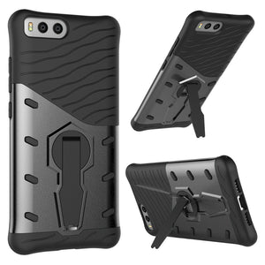 Shockproof TPU+PC Armor 360-degree Rotation Holder Back Case For Xiaomi Mi6 Mi 6