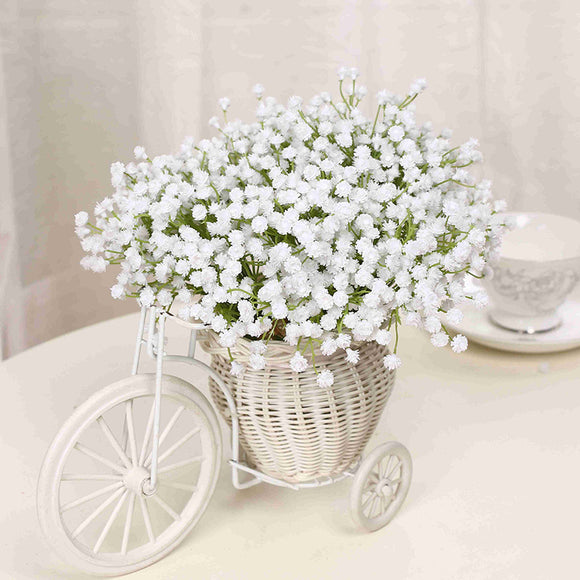 Single Branch Baby's Breath Artificial Flowers Fake Flower for Home Wedding Decoration Shooting Props