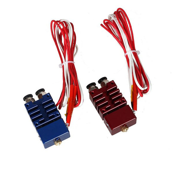 3DSWAY Improved Cyclops 2 In 1 Out Hotend Kit 12V 40W with Thermistor Heater For 3D Printer