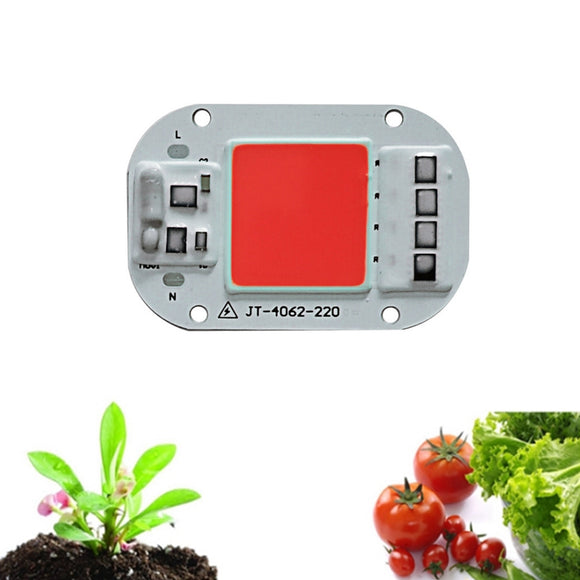 LUSTREON AC160-260V 20W 30W 50W Full Spectrum COB LED Grow Light Chip for Indoor Plant Flower