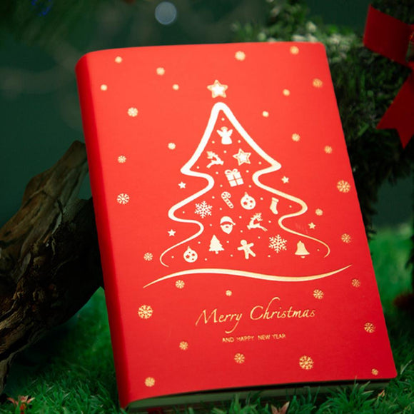 Christmas Gift Notebook Journal Hand Student Notepad Stationery Notes Thickened Books
