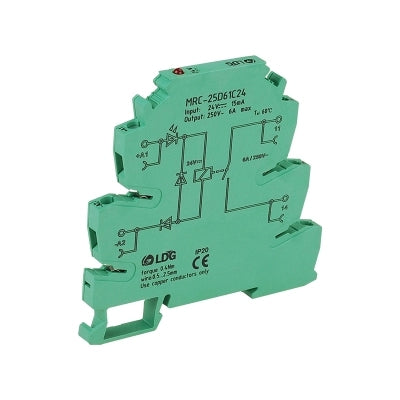24V Relay Board Solid State Relay MRC-25D61C24 Intermediate Relay Ultra-thin Relay Module