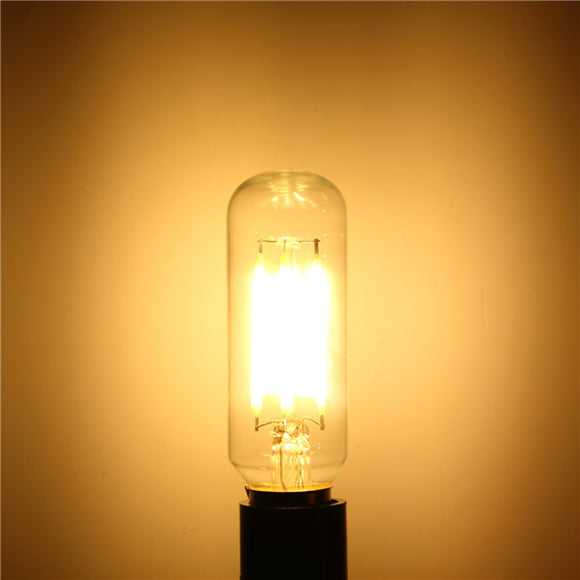 220V E14 T25 4W Edison Vintage LED Fliament COB Warm White/White Bulb Non-dimmable