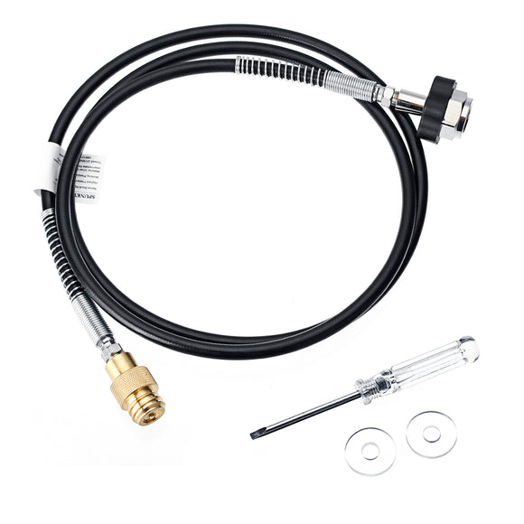 1.8M G1/2 TR21-4 Interface Soda Stream Soda Maker CO2 External Hose Transfer Tube Adapter