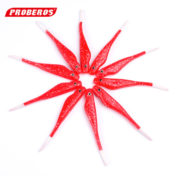 Proberos 10PCS 10.5CM 5.7G Soft Fishing Lures Soft Bait