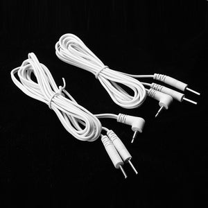 One Pair Electrode Lead Wire Cable Tens 2.5mm Plug for Digital Massager
