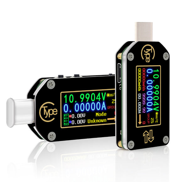 RUIDENG TC66/TC66C Type-C PD Trigger USB Voltage Ammeter Capacity Meter 2 Way Measurement Charger Battery APP PC USB Tester