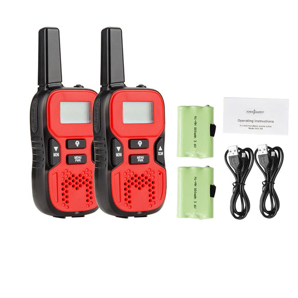 2PCS KALOAD R8 Two Way Radio Walkie Talkie 22 Channels FRS GMRS UHF Handheld Kids Mini Walkie Talkie