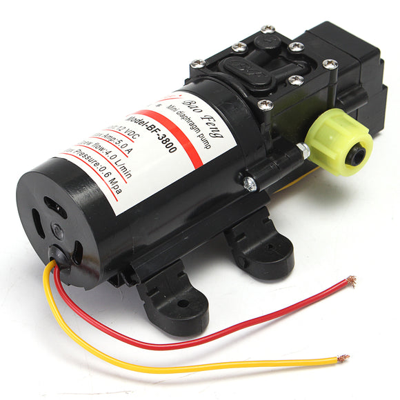 12V Water Pressure Pump Self Priming Diaphragm Caravan/RV/Boat/Marine Boat