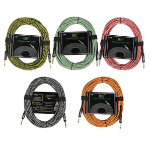 IRIN 10 Meter Durable Guitar Cable for Electric Guitar Amplifier 6.35mm Cable Cord