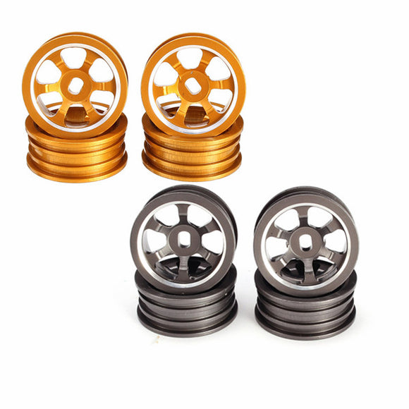 1/28 Upgraded Metal Rims 4PCS For WLtoys K979 K989 Rally Buggy Off Road RC Cars