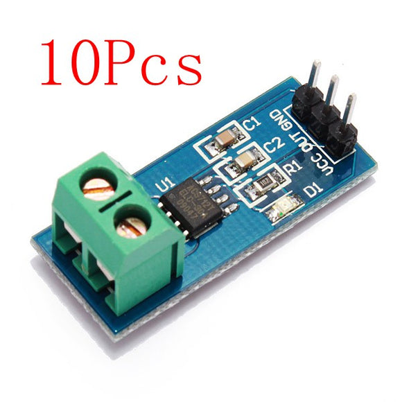 10Pcs 30A New Range Current Sensor Module Board For ACS712