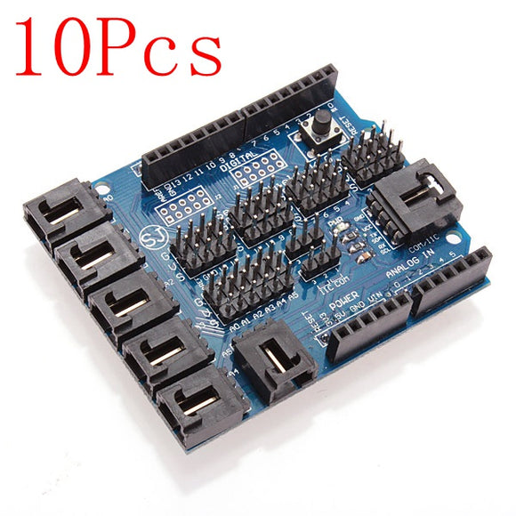 10Pcs Sensor Shield V4.0 Sensor Expansion Board For Arduino Robot
