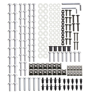 153Pcs Universal Motorcycle Fairing Set Screws Wind Shield Screws Body Bolts Kit For Honda/Yamaha