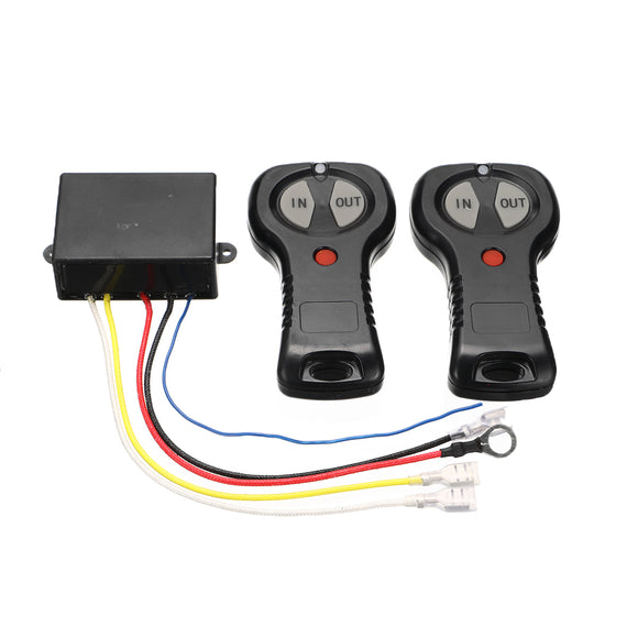 12V Wireless Winch Remote Control Twin Handset For Off-Road Car Truck ATV SUV