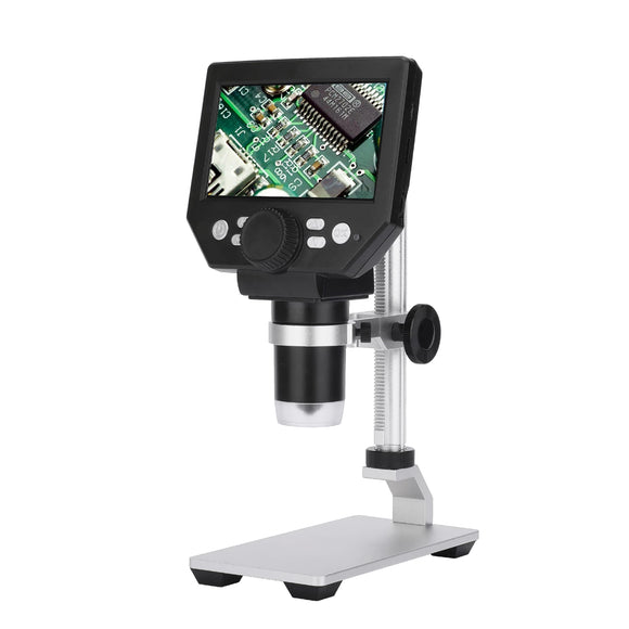 MUSTOOL G1000 Portable 1-1000X HD 8MP Digital Microscope 4.3 Electronic HD Video Microscopes Borescope Magnifier Camera Mobile Phone Repair Microscope