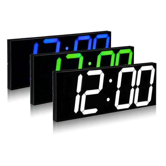 Remote Control LED Digital Wall Clock For School Home Decor Train Station