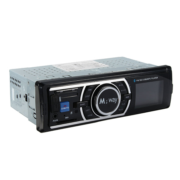 M.way Bluetooth Car Radio Stereo Head Unit Player FM Transimittervs MP3/USB/SD/AUX-IN In Dash