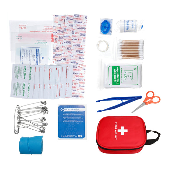 120Pcs/Set Survival Gear Emergency First Aid Kits Upgraded SOS Medical Bag for Home Office Car Boat Camping Hiking