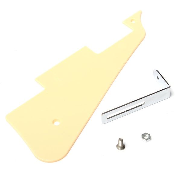1 Ply LP Guitar Pickguard Scratch Plate with Chrome Bracket for Guitar Parts Accessories