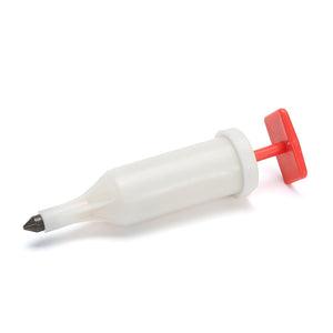 3/4oz White Electric Chainsaw Refillable Plunger Grease Tool for Extends Bar & Chain Life