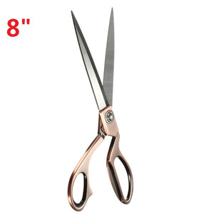8inch Tailoring Scissors Stainless Steel Dressmaking Shears Fabric Craft Cutting Bronze