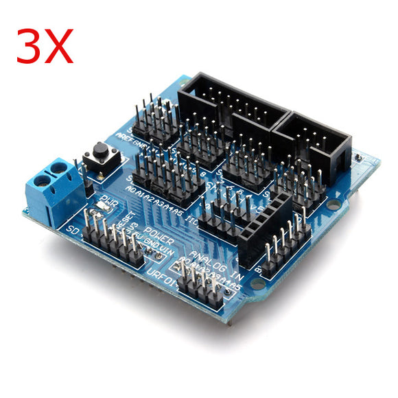 3Pcs UNO R3 Sensor Shield V5 Expansion Board For Arduino