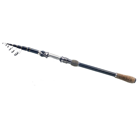 ZANLURE 1.8-2.7m MH Carbon Fiber Telescopic Spinning Fishing Rod Sea Lure Throwing Fishing Pole