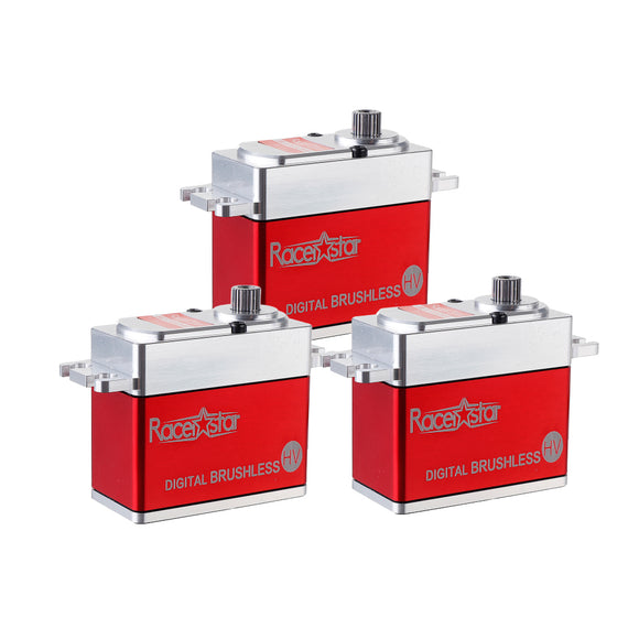 3PCS Racerstar BLS7032HV 180 32KG Brushless Digital Servo For 600/650/700 Swashplate RC Helicopter Airplane Car Robot